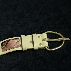 HANDMADE EXCLUSIVE MILK-WHITE BELT