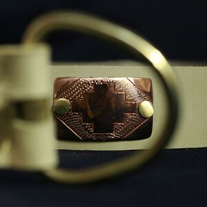 HANDMADE EXCLUSIVE MILK-WHITE BELT