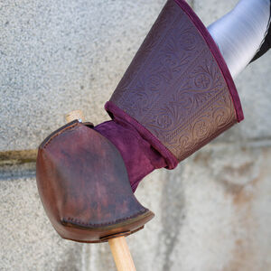 HEMA stick fencing hardened leather basket hilt hand protection