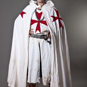 Medieval crusader cloak