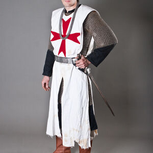 Details about   Medieval Templar Knight Crusader Tunic Surcoat Cosplay Costume Renaissance