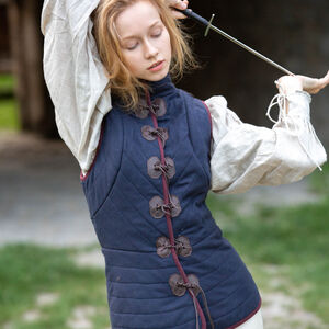 Medieval Woolen Gambeson Vest “Dark Star” 