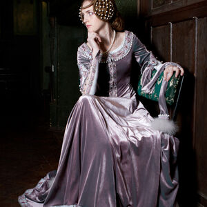 Medieval dress with chemise "Lady Rowena"