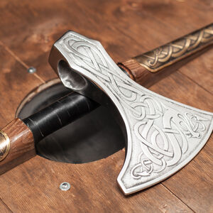 Etched Viking Stainless Axe