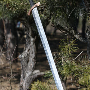LARP foam sword with Viking knotwork