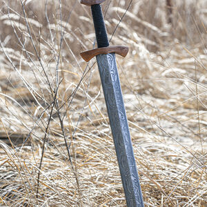 LARP foam sword with Viking knotwork
