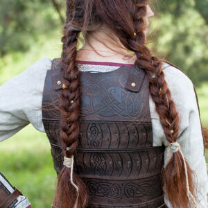 Leather Viking Armor Corset "Shieldmaiden"