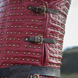 Adjustable Leather Straps of Brigandine Body Armor
