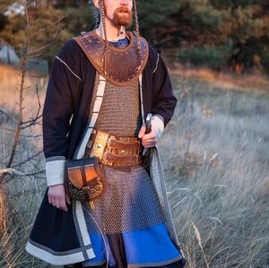 Viking Leather Gorget