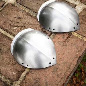 Lightweight WMA swordplay hardened pauldrons "Hedge Knight"