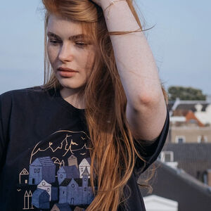 Limited Edition Embroidered “Night at ArmStreet” Patchwork T-shirt