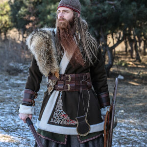 Limited Edition Embroidered Woolen Viking Kaftan “Sigfus the Shield”