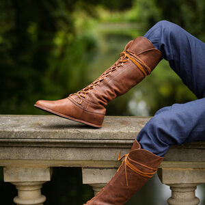 Medieval Boots Brown Limited edition "Forest"