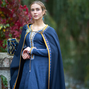 Dark Blue Medieval Cloak