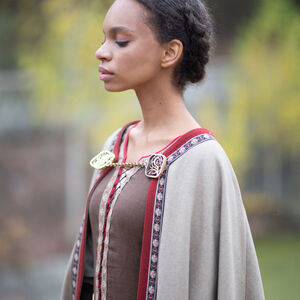 Beige Wool Middle Ages Cloak