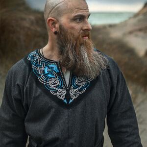 Limited winter edition woolen embroidered Viking tunic “Jarl Eric”