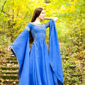 Blue Medieval Dress "Lady of the Lake"