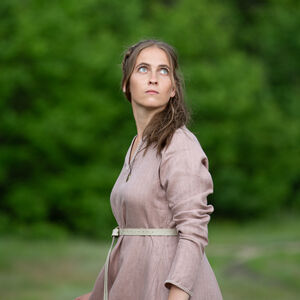 Linen tunic with hand stitches “Trea the Healer”