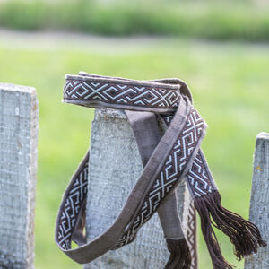 Long linen medieval belt for kids “Fireside Family”
