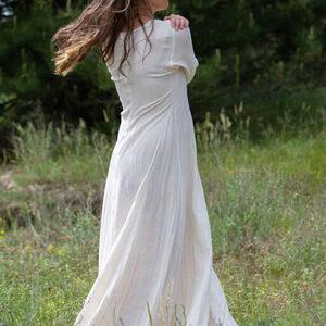 Long muslin underdress chemise for women “Trea the Serene”