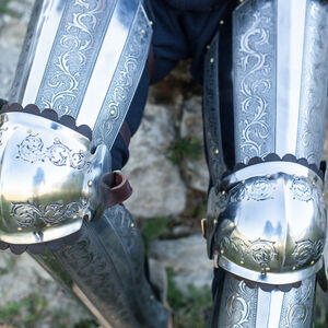 Wearable Medieval Armor Legs “Knight of Fortune” Stainless