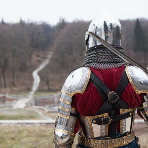 Bascinet Hounskull "The King's Guard" backside view