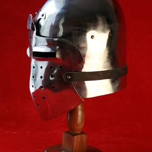 MEDIEVAL BASCINET HELMET "KLAPPVISOR"