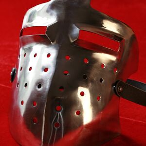 MEDIEVAL BASCINET HELMET "KLAPPVISOR"