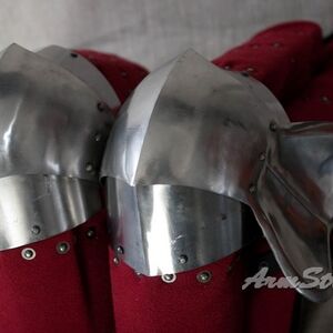 MEDIEVAL BRIGANDINE LEG ARMOR GREAVES KNEE COPS