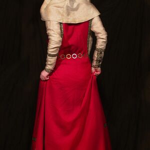 MEDIEVAL DRESS TUNIC AND SURCO "TOWNSWOMAN"