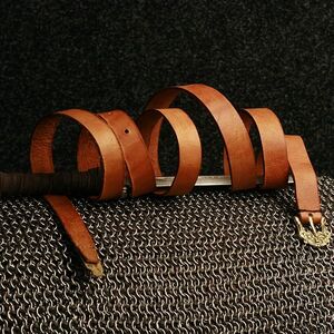 MEDIEVAL LEATHER BELT WITH MOLDED ACCENTS X-XI SLAVIC