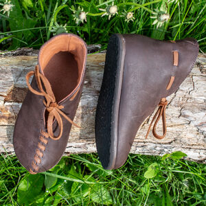 Medieval leather shoes for children "Fireside Family"