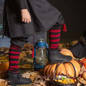 Medieval leather shoes for children Halloween Edition