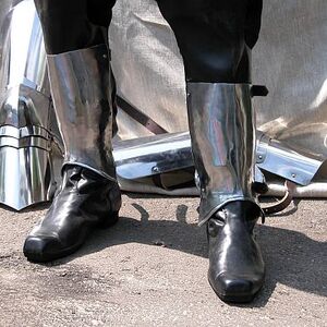 Medieval Legs Armor Set: Knee Cops With 