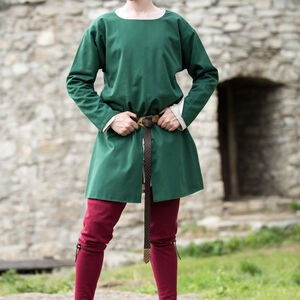Medieval men’s tunic clothing with lining
