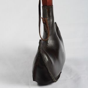 MEDIEVAL MONGOLIAN LEATHER FLASK
