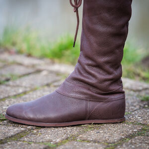 Brown Leather Medieval Boots “Forest”
