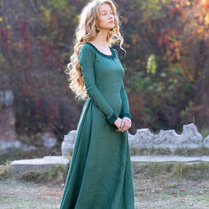 Green Medieval Dress “Autumn Princess”