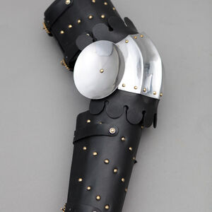 Medieval Splinted Armour Arms with Fluted Elbow Cops