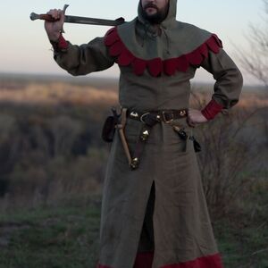  MEDIEVAL TUNIC AND HOOD "THE RETURN OF THE PALADIN"