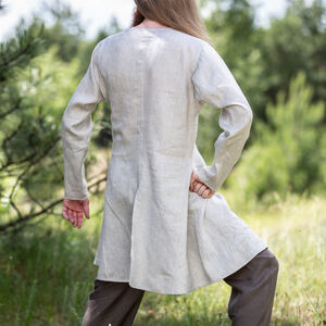Medieval underwear knee-length fine linen T-tunic "Ulf the Watcher"