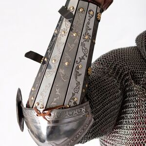 Medieval armor bracers great for SCA fight with deep elbow cops