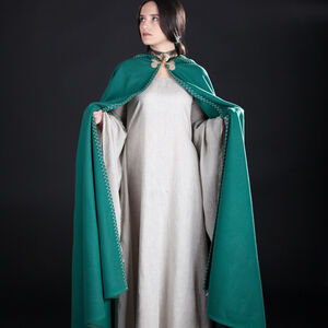 Green Medieval Cloak “Labyrinth” 
