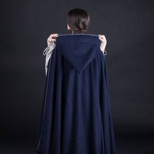  Medieval Blue Cape Cloak “Labyrinth” 