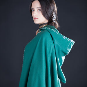 Green Medieval Cape “Labyrinth” 
