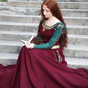 Medieval Woolen Dress "Green Sleeves"