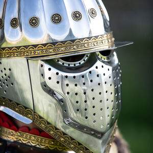 Medieval Polish Hussar Helmet with visor