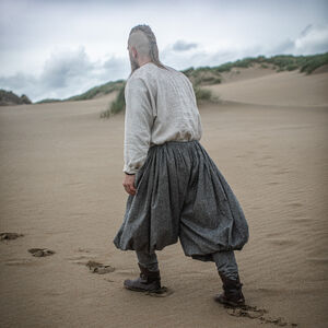 Premium merino wool and silk fabric baggy Viking pants