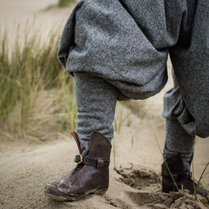 Premium merino wool and silk fabric baggy Viking pants