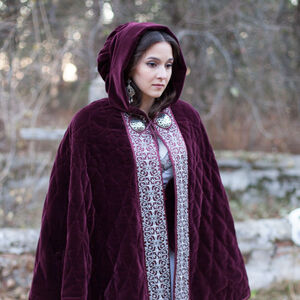 Quilted Short Cloak With Padding